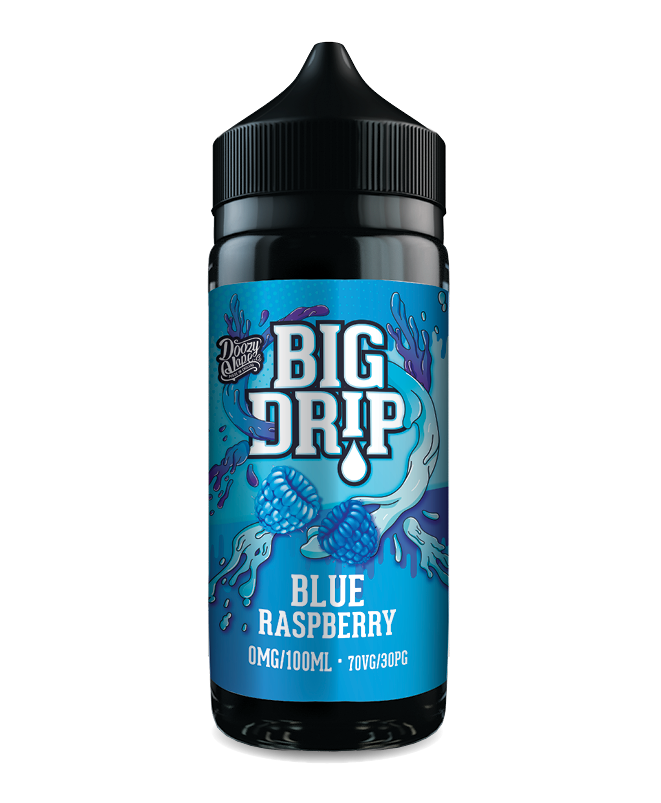 Big Drip by Doozy Vape Co | BLUE RASPBERRY | 100ml Shortfill | 0mg - IFANCYONE WHOLESALE