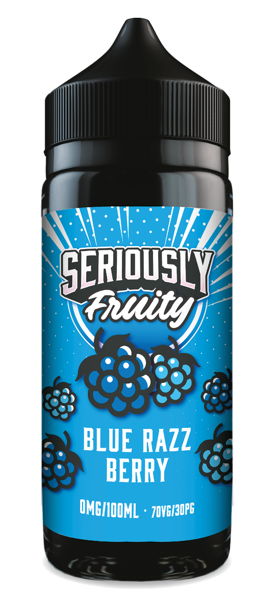 Seriously Fruity by Doozy Vape Co | Blue Razz Berry | 100ml Shortfill | 0mg - IFANCYONE WHOLESALE