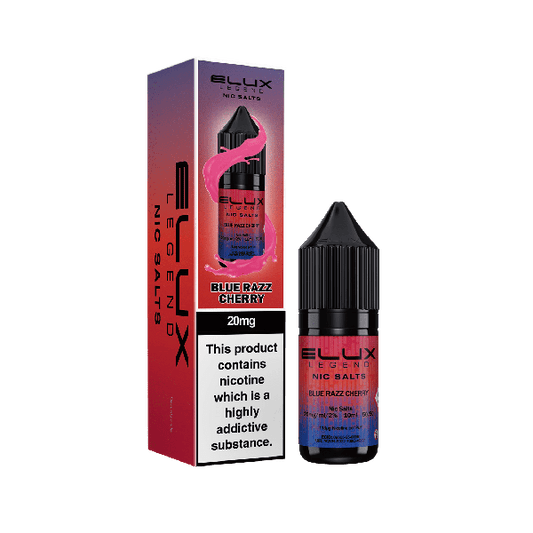 ELUX | Elux Legend 10ml Nicotine Salt E-Liquids | Blue Razz Cherry | 10mg / 20mg Nic Salts