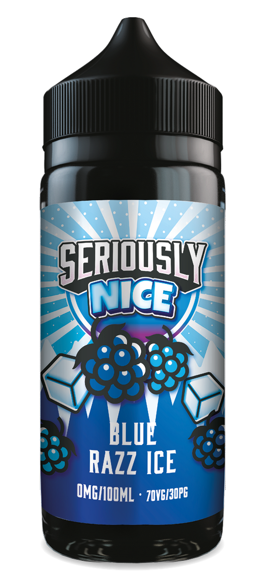 Seriously nICE by Doozy Vape Co | Blue Razz Ice | 100ml Shortfill | 0mg - IFANCYONE WHOLESALE