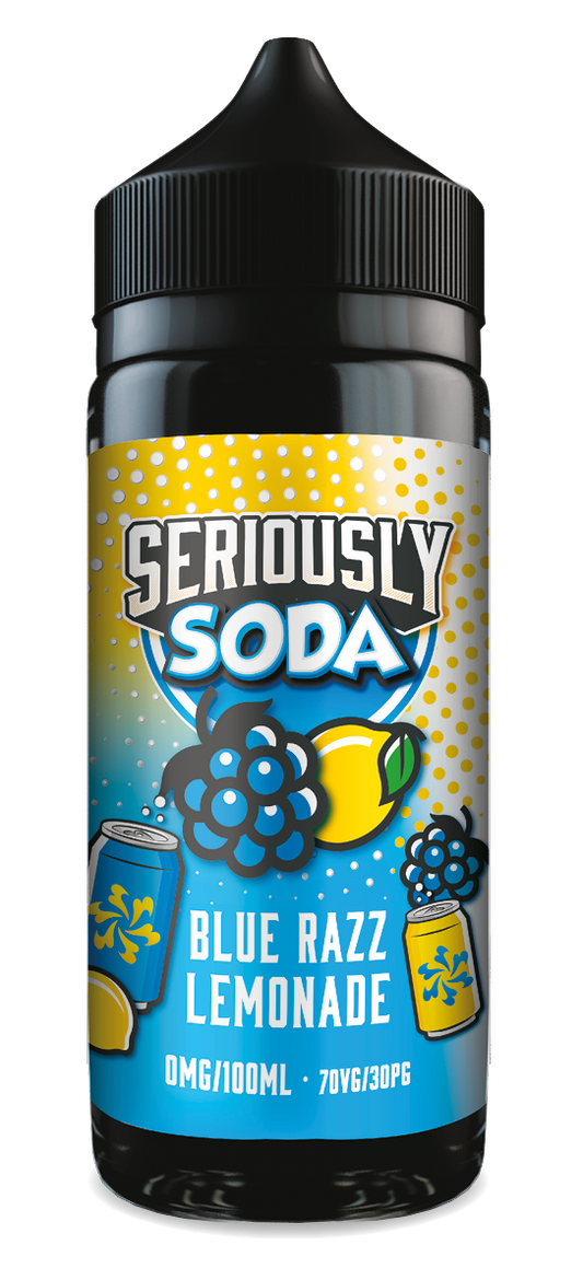 Seriously Soda by Doozy Vape Co | Blue Razz Lemonade | 100ml Shortfill | 0mg - IFANCYONE WHOLESALE