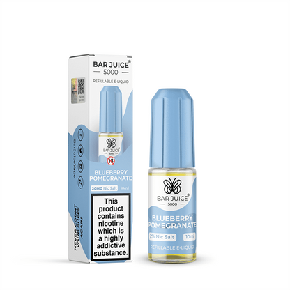 Bar Juice 5000 | 10ml Nicotine Salts Disposable Flavour E-Liquids | 10ml Bottles | 10mg / 20mg Nic Salt