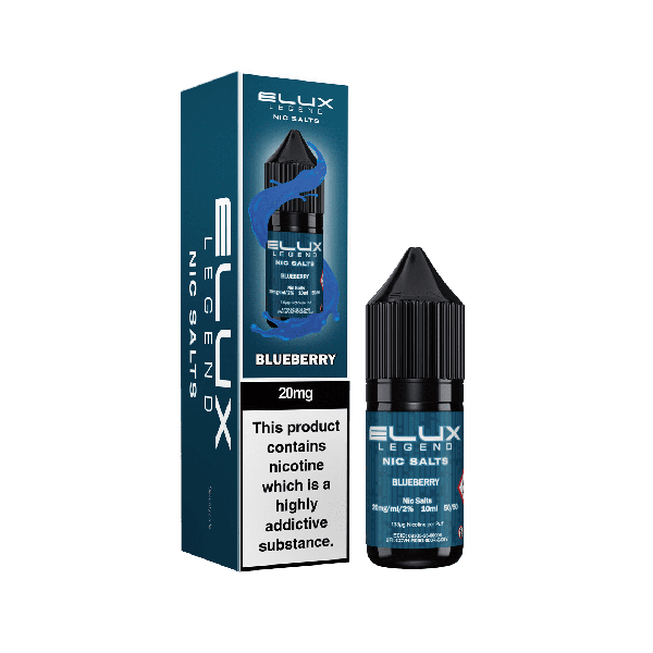 ELUX | Elux Legend 10ml Nicotine Salt E-Liquids | Blueberry | 10mg / 20mg Nic Salts