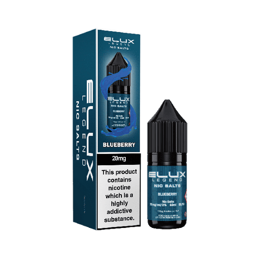 ELUX | Elux Legend 10ml Nicotine Salt E-Liquids | Blueberry | 10mg / 20mg Nic Salts
