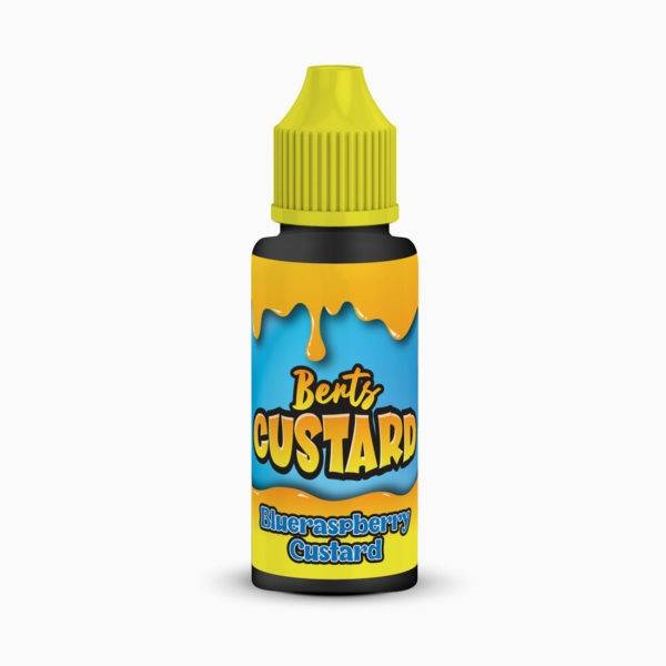 Kingston Bert's Custard | Blue Raspberry | 100ml Shortfill | 0mg - IFANCYONE WHOLESALE