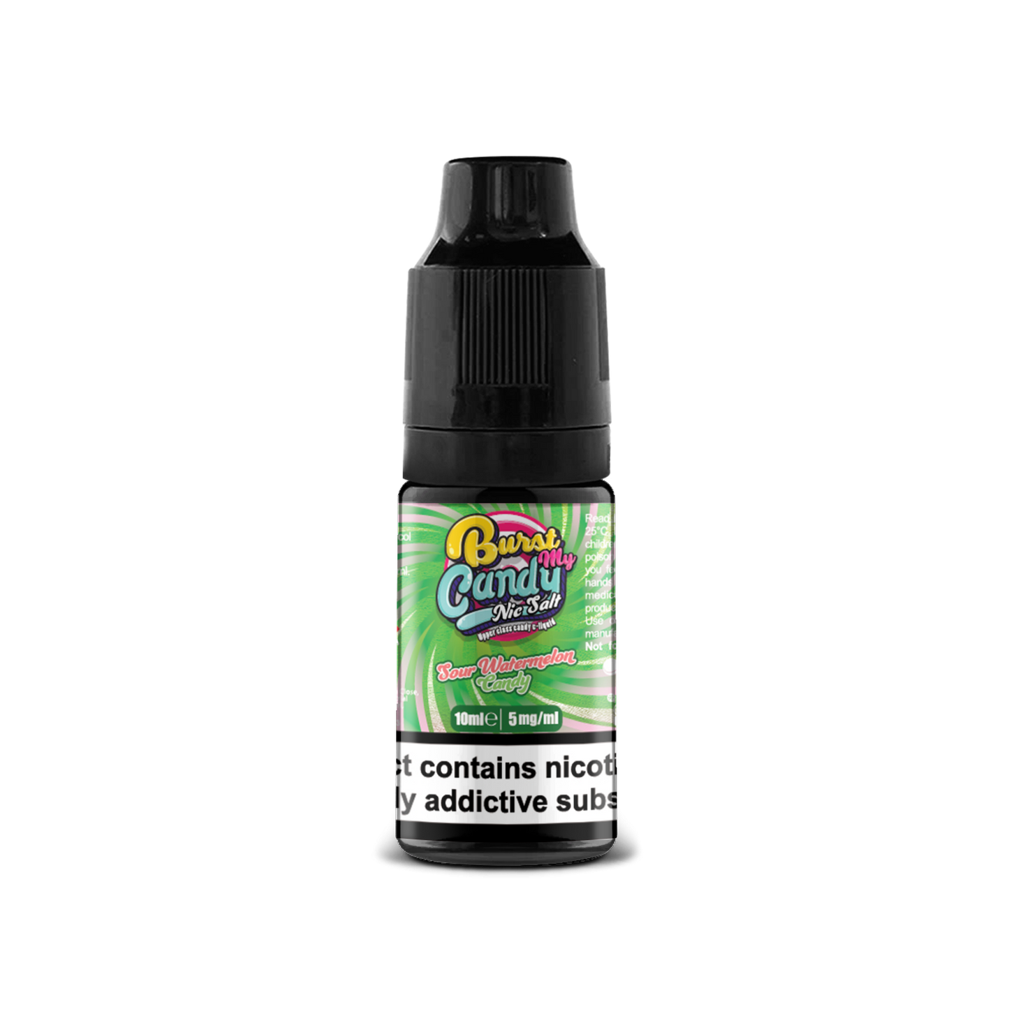 Burst my Candy Nicotine Salts | SOUR WATERMELON CANDY | 10ml Single | 5mg / 10mg / 20mg Nic Salt - IFANCYONE WHOLESALE