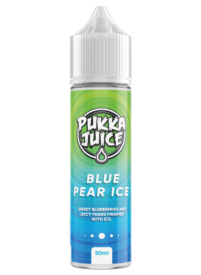 Pukka Juice | Blue Pear Ice | 50ml Shortfill | 0mg - IFANCYONE WHOLESALE