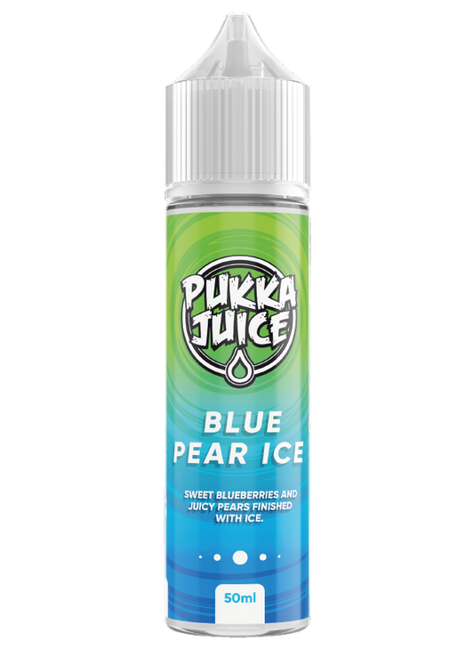 Pukka Juice | Blue Pear Ice | 50ml Shortfill | 0mg - IFANCYONE WHOLESALE