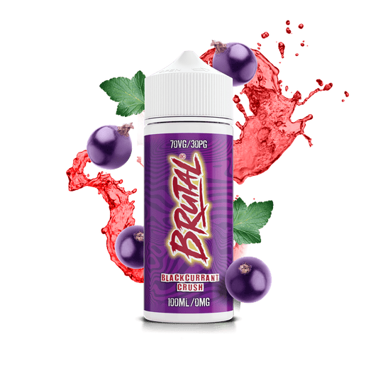 Just Juice | BRUTAL Drinks Series Shortfill | BLACKCURRANT CRUSH | 100ml