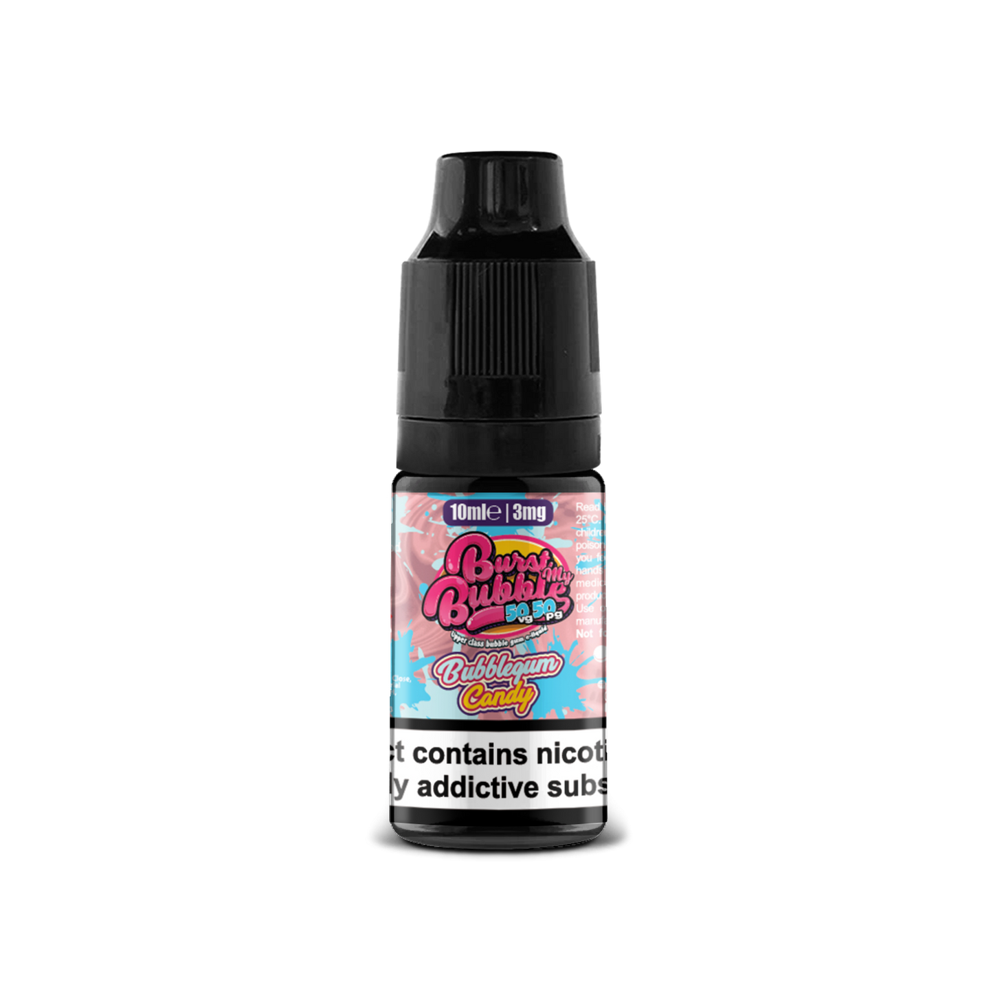 Burst my Bubble 50/50 Range | BUBBLEGUM CANDY | 10ml Single | Various Nicotine Strengths - IFANCYONE WHOLESALE