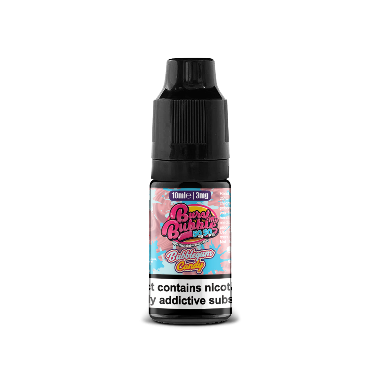 Burst my Bubble 50/50 Range | BUBBLEGUM CANDY | 10ml Single | Various Nicotine Strengths - IFANCYONE WHOLESALE