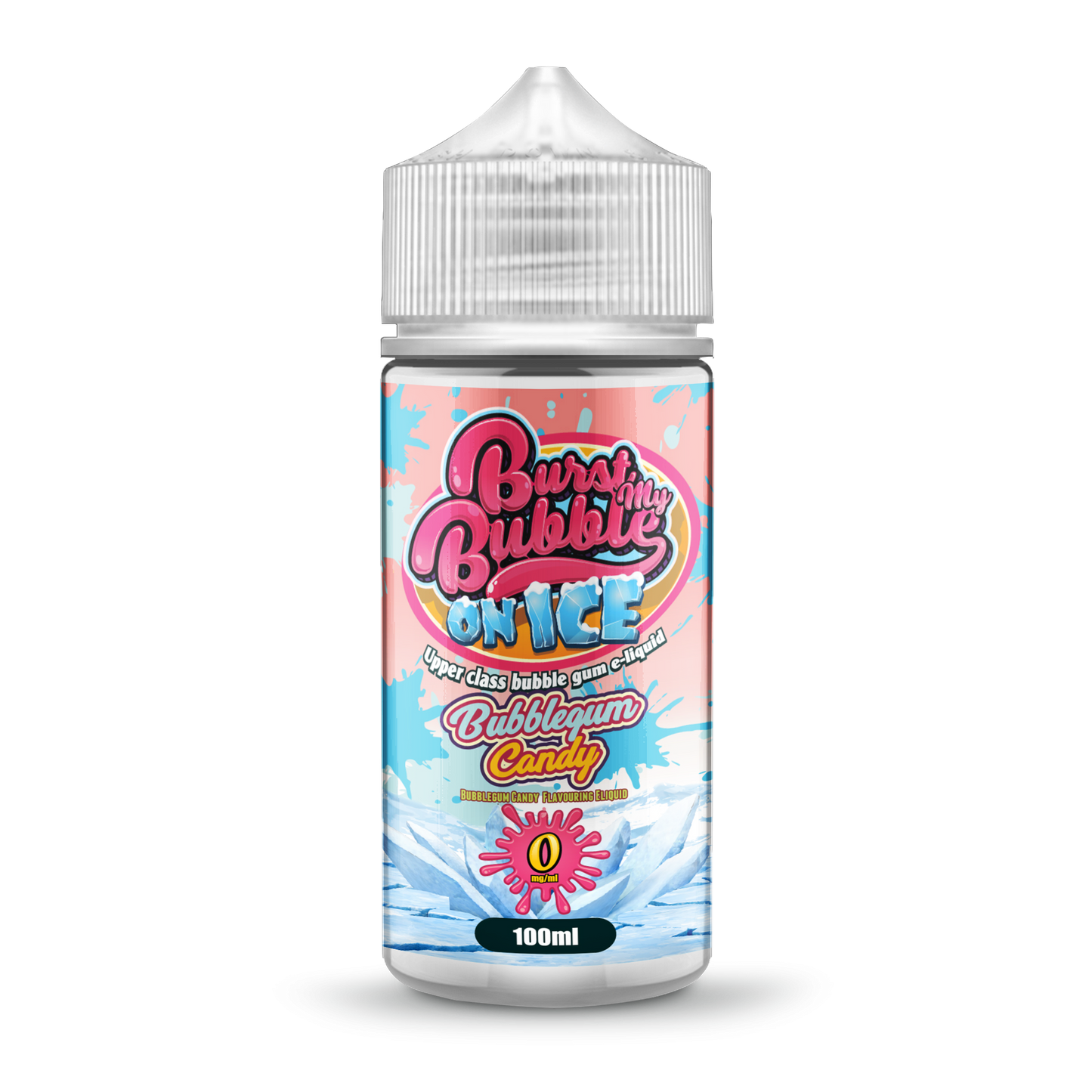 Burst My Bubble On Ice | BUBBLEGUM CANDY ICE | 100ml Shortfill | 0mg - IFANCYONE WHOLESALE