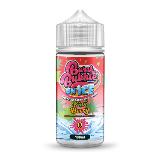 Burst My Bubble On Ice | KIWI BERRY BUBBLEGUM ICE | 100ml Shortfill | 0mg - IFANCYONE WHOLESALE