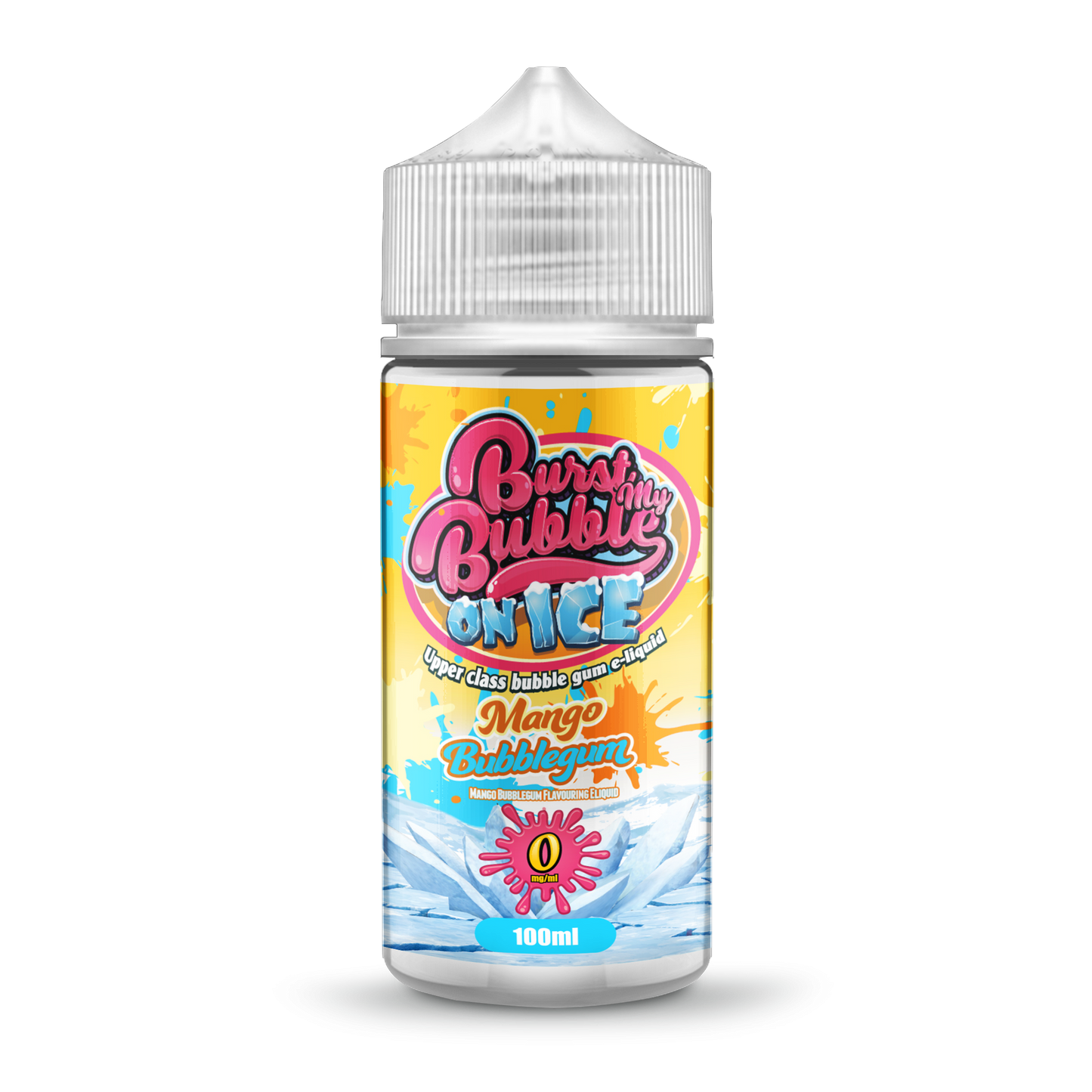 Burst My Bubble On Ice | MANGO BUBBLEGUM ICE | 100ml Shortfill | 0mg - IFANCYONE WHOLESALE