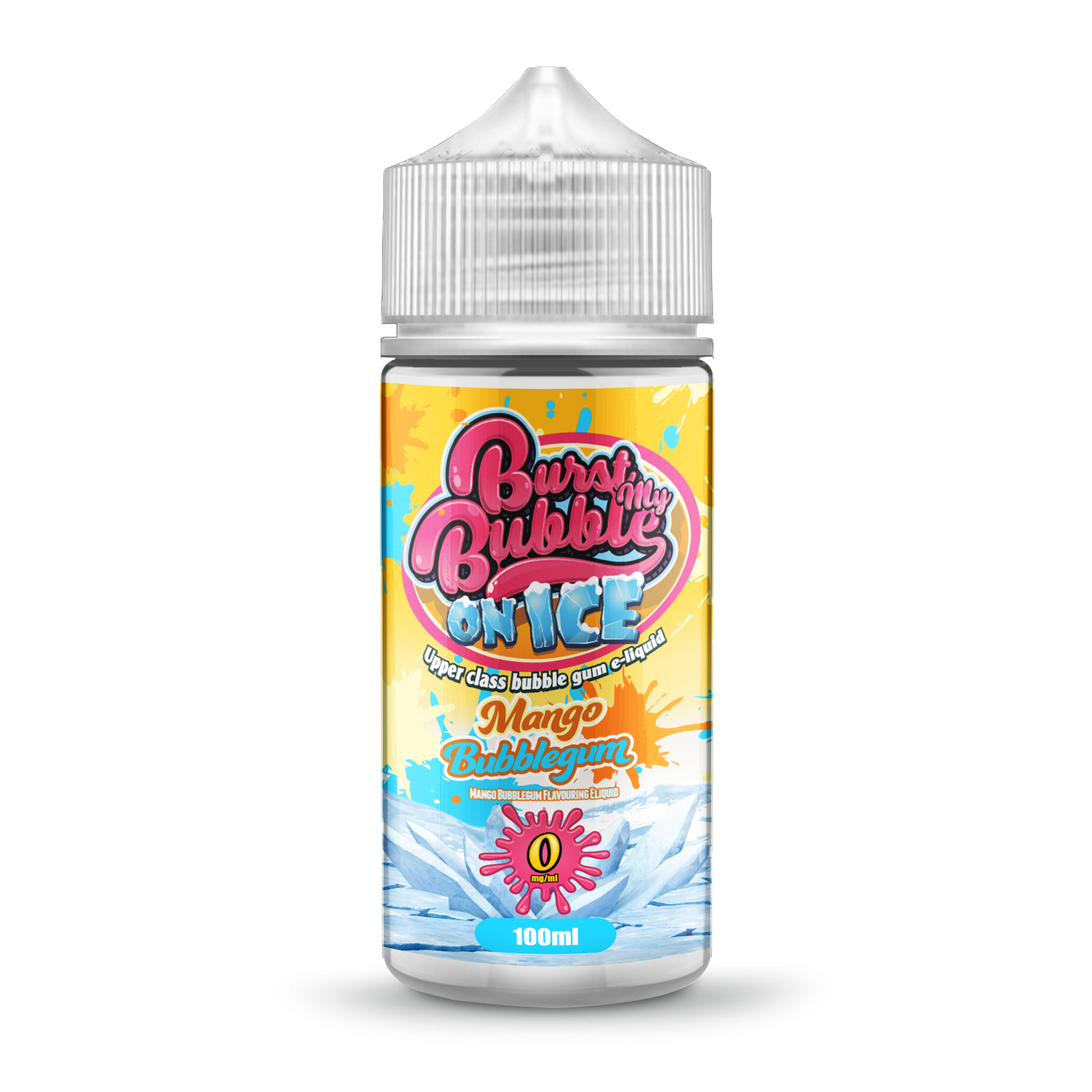 Burst My Bubble On Ice | MANGO BUBBLEGUM ICE | 100ml Shortfill | 0mg - IFANCYONE WHOLESALE