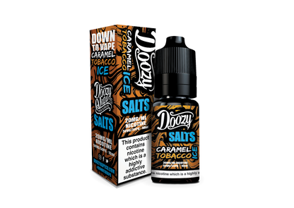 Doozy Salts | Caramel Tobacco ICE | 10ml Single | 10mg / 20mg Nicotine Salt