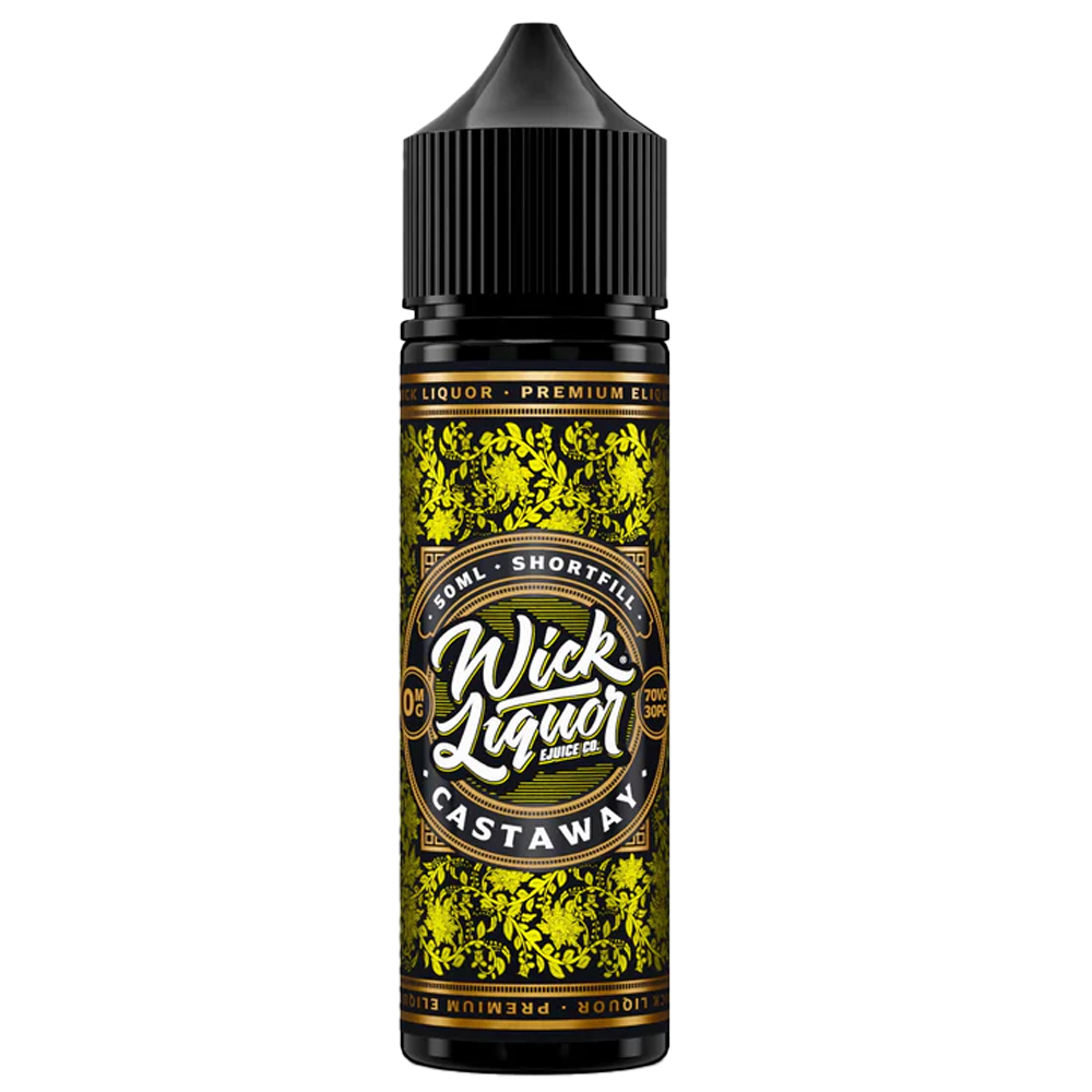 Wick Liquor - CASTAWAY - 50ml Shortfill - IFANCYONE WHOLESALE