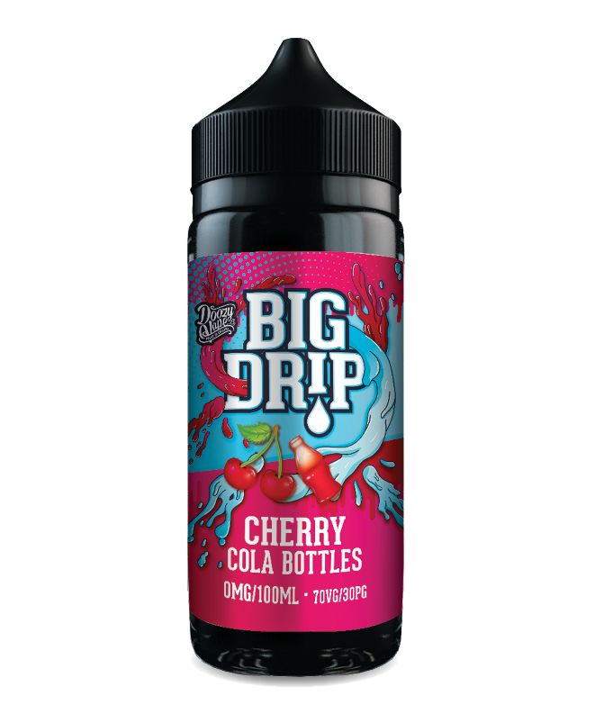 Big Drip by Doozy Vape Co | CHERRY COLA BOTTLES | 100ml Shortfill | 0mg - IFANCYONE WHOLESALE