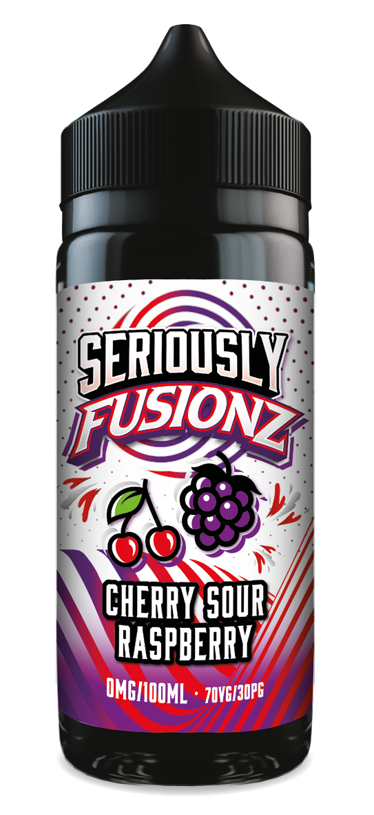 Seriously Fusionz by Doozy Vape Co | Cherry Sour Raspberry | 100ml Shortfill | 0mg - IFANCYONE WHOLESALE