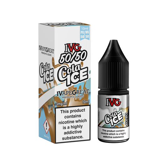 I VG 50/50 E-Liquids - COLA ICE - 10ml Single - Various Nicotine Strengths - IFANCYONE WHOLESALE