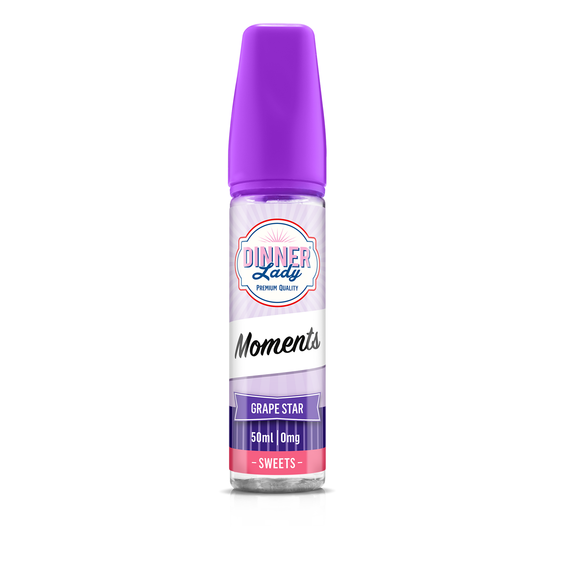 Dinner Lady Moments | Grape Star | 50ml Shortfill | 0mg - IFANCYONE WHOLESALE