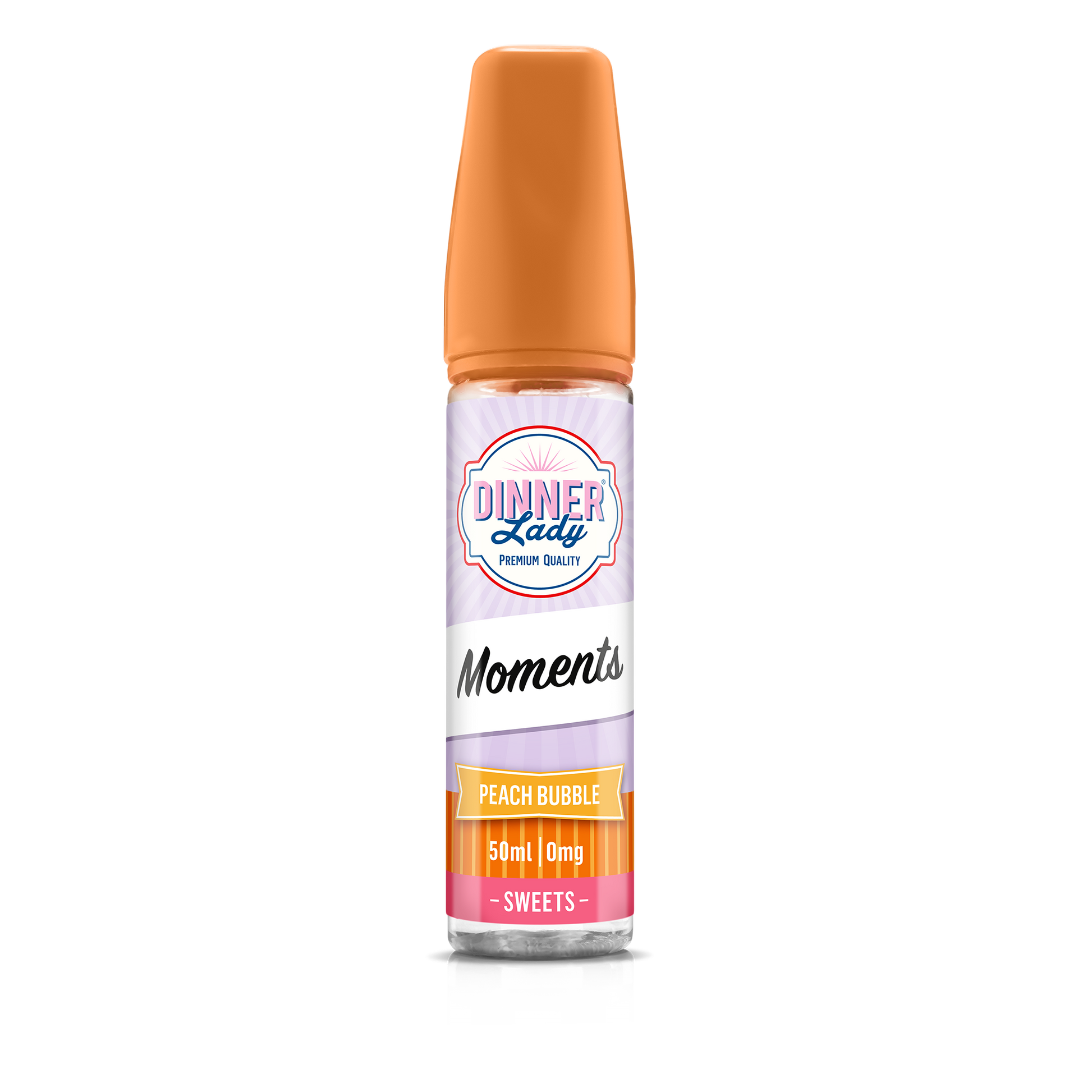 Dinner Lady Moments | Peach Bubble | 50ml Shortfill | 0mg - IFANCYONE WHOLESALE