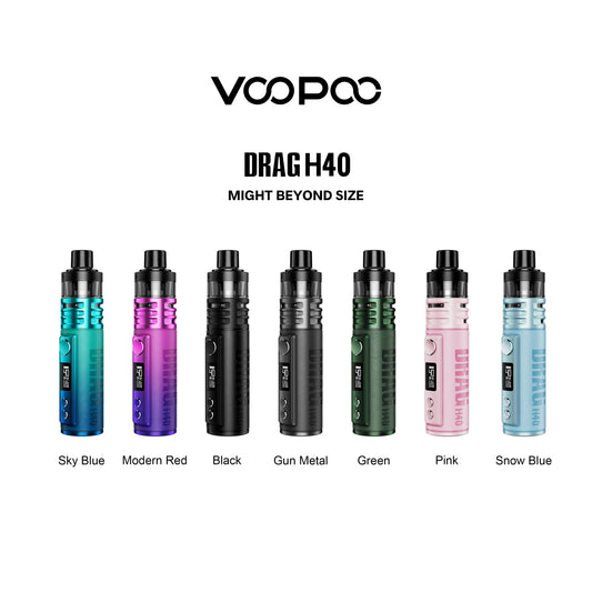 Voopoo | DRAG H40 Pod Mod Kit | 1500mAh | 40W | 2ml PnP Pod II - IFANCYONE WHOLESALE
