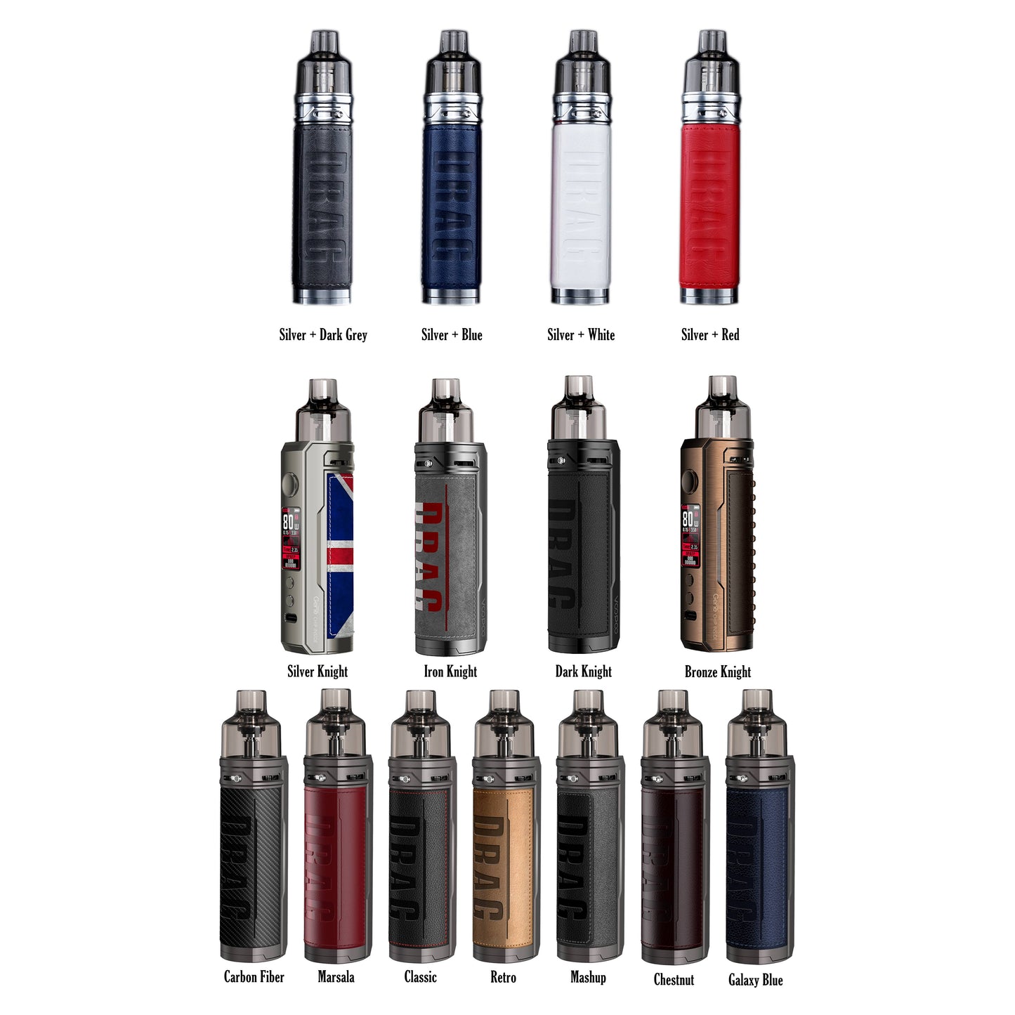 Voopoo | DRAG X 80W Pod Kit | 2ml | Single 18650