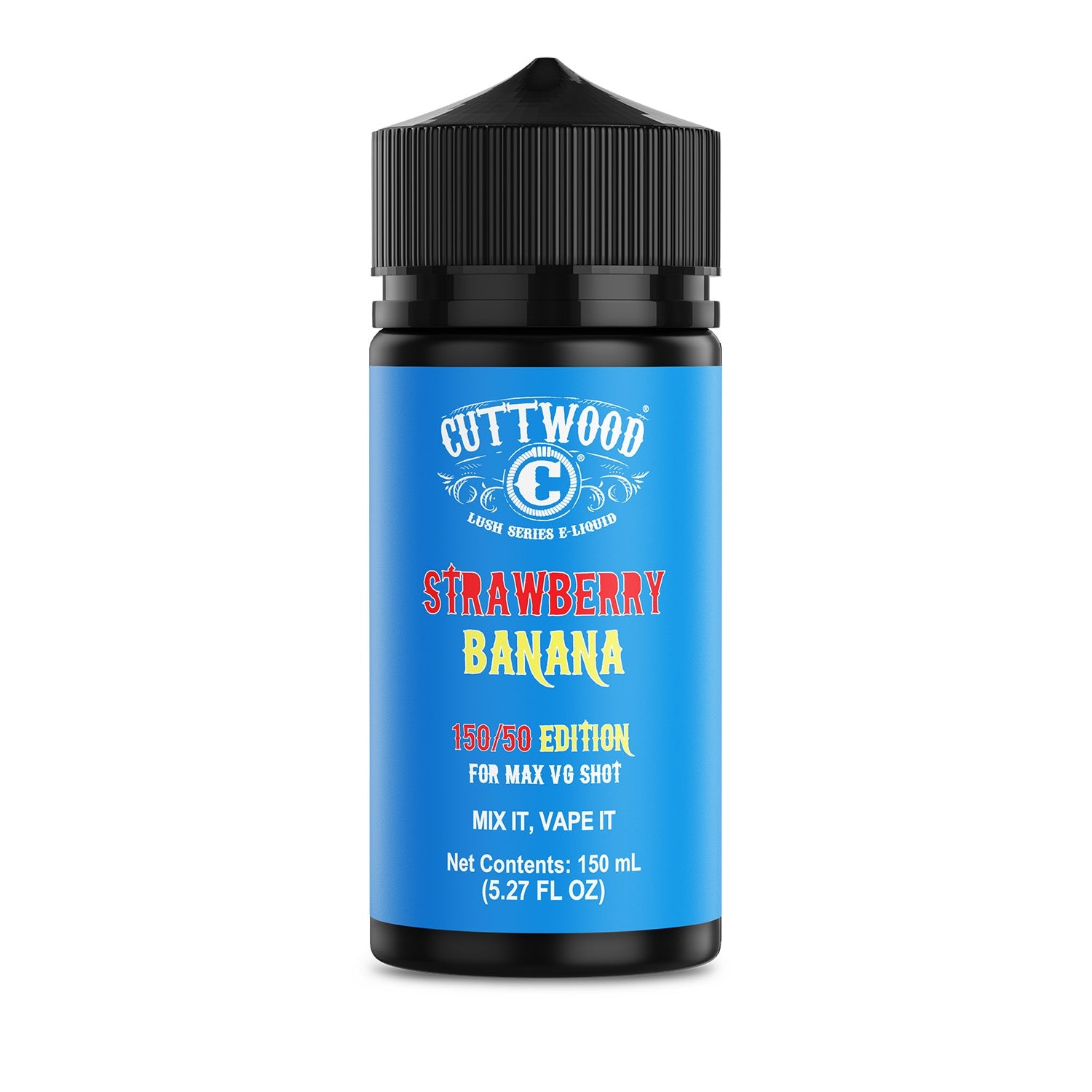 Cuttwood | 150ml Shortfill Range | STRAWBERRY BANANA | 0mg / ZERO Nicotine - IFANCYONE WHOLESALE