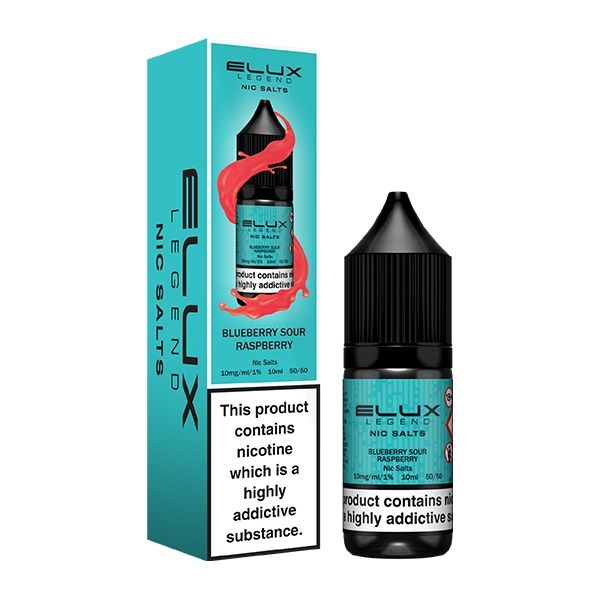 ELUX | Elux Legend 10ml Nicotine Salt E-Liquids | BLUEBERRY SOUR RASPBERRY | 10mg / 20mg Nic Salts