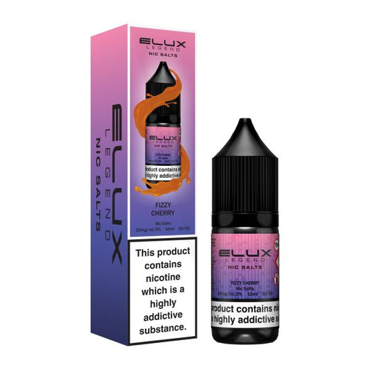 ELUX | Elux Legend 10ml Nicotine Salt E-Liquids | FIZZY CHERRY | 10mg / 20mg Nic Salts