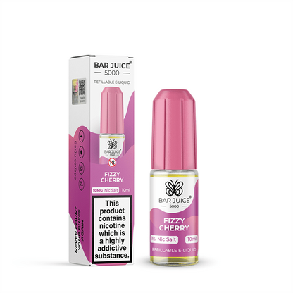 Bar Juice 5000 | 10ml Nicotine Salts Disposable Flavour E-Liquids | 10ml Bottles | 10mg / 20mg Nic Salt