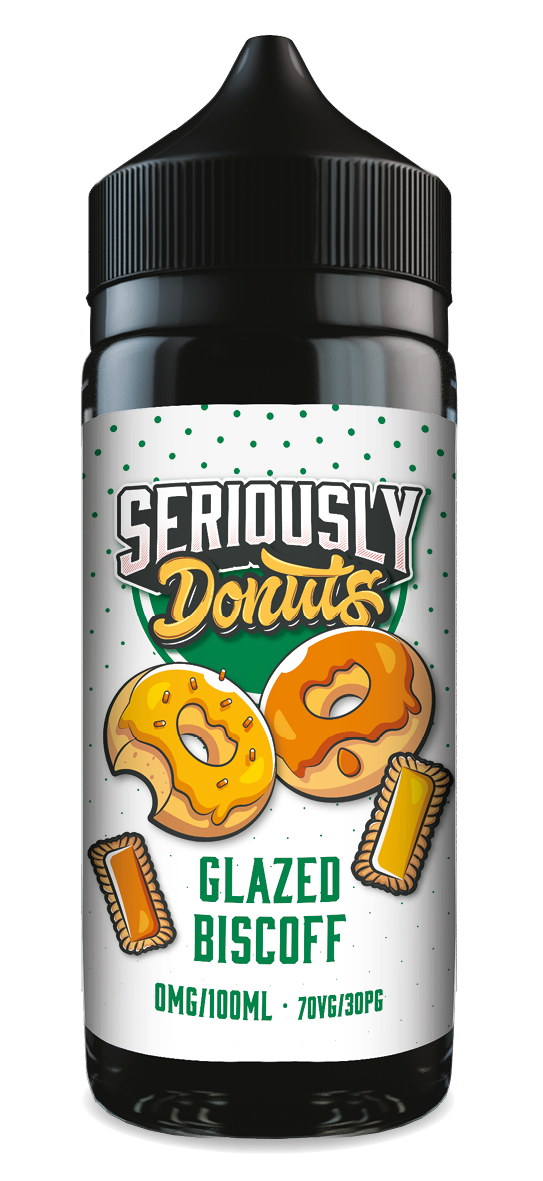 Seriously Donuts by Doozy Vape Co | Glazed Biscoff | 100ml Shortfill | 0mg - IFANCYONE WHOLESALE