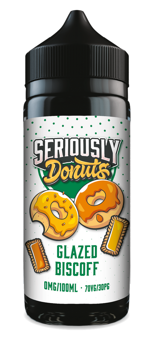 Seriously Donuts by Doozy Vape Co | Glazed Biscoff | 100ml Shortfill | 0mg - IFANCYONE WHOLESALE