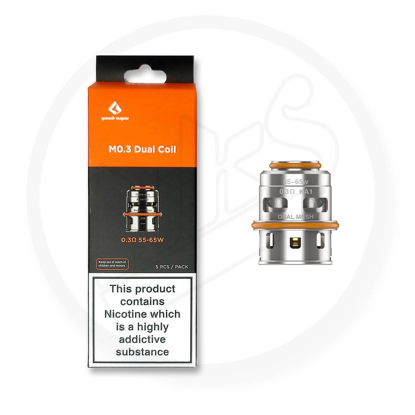 Geek Vape | M Series Coils | Designed for Z Max Tank | Pack of 5 - IFANCYONE WHOLESALE