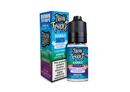 Doozy Salts | Tropix Range | Hawaii | 10ml Single | 10mg / 20mg Nicotine Salts - IFANCYONE WHOLESALE