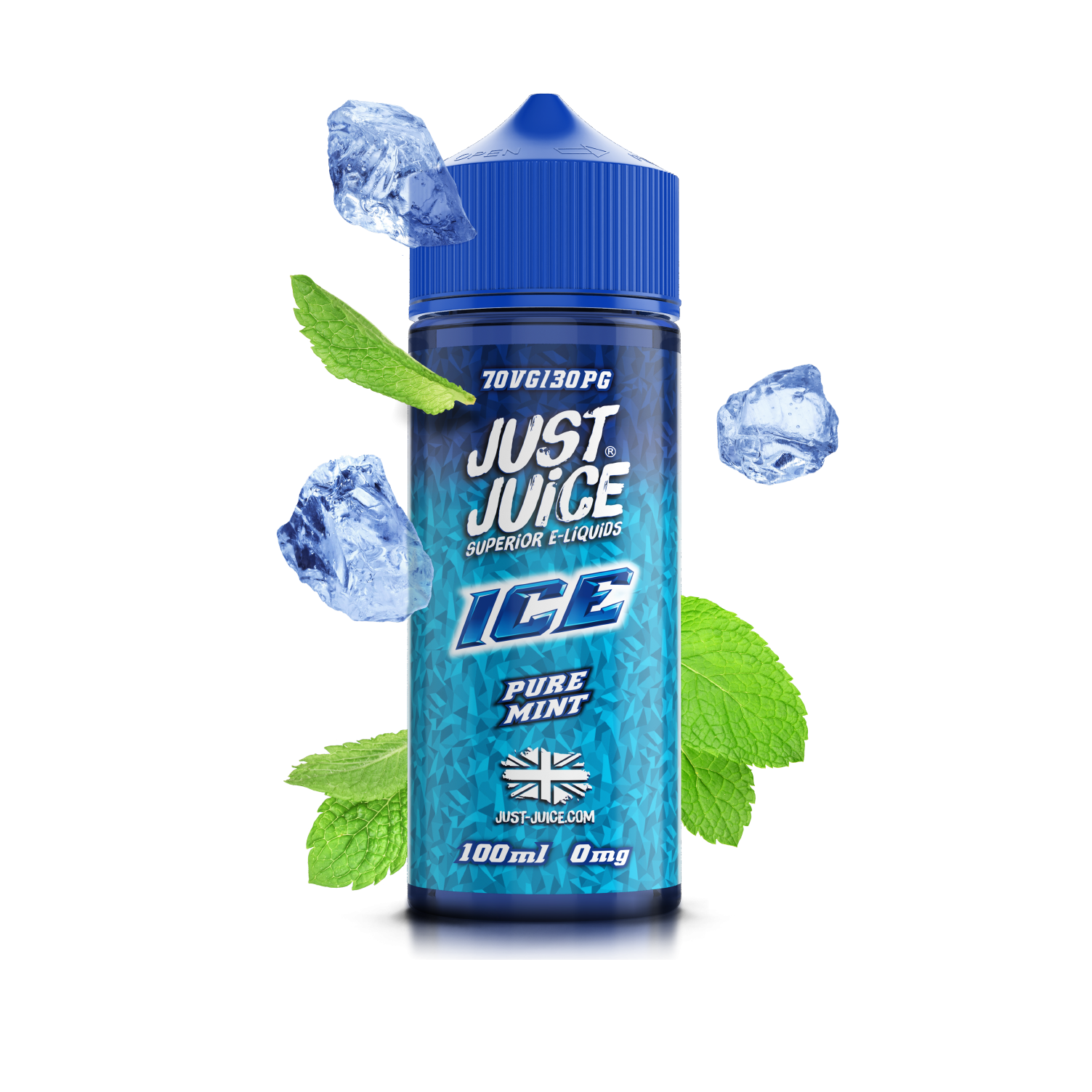 Just Juice | 100ml Shortfill Range | ICE | PURE MINT | 0mg - IFANCYONE WHOLESALE