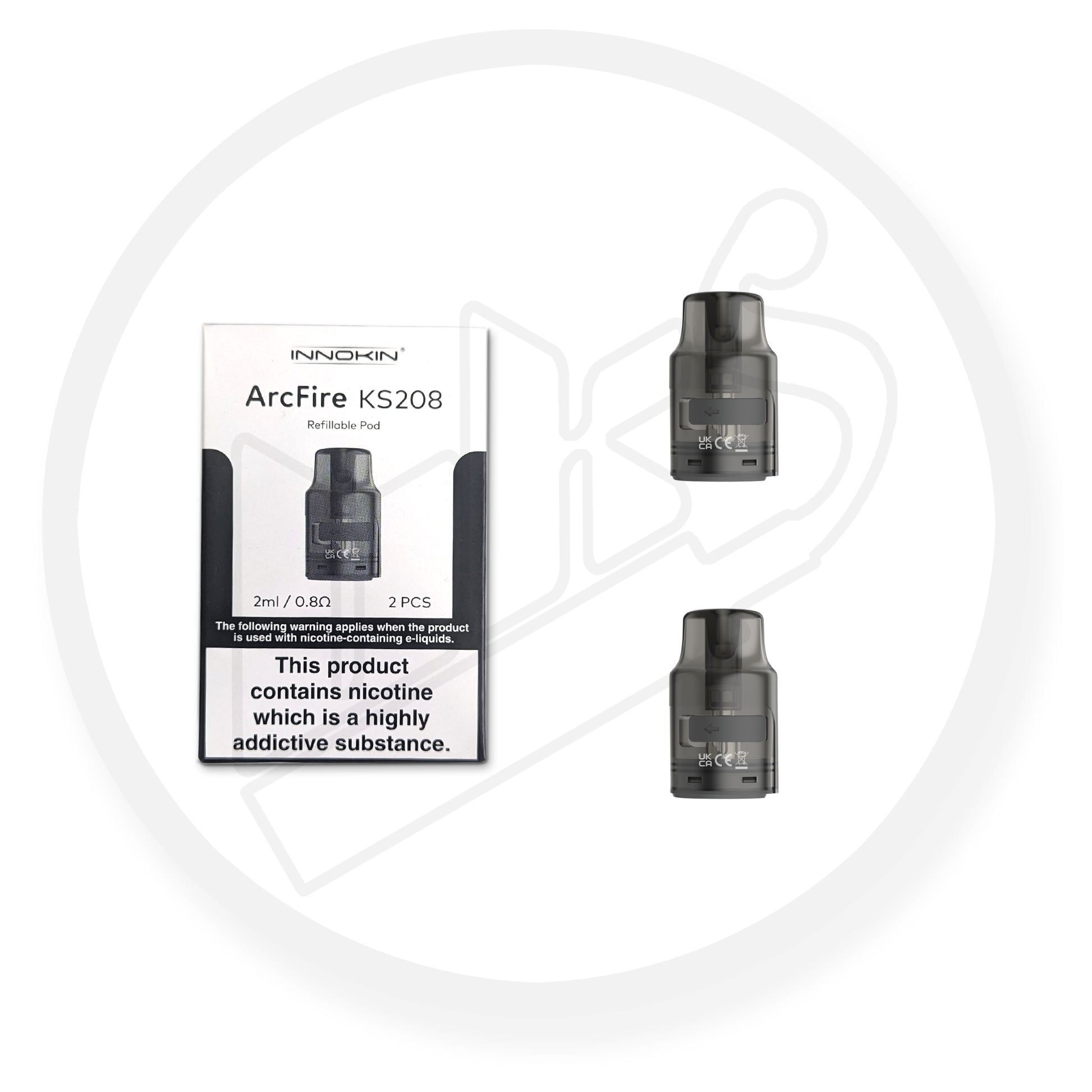 Innokin | ArcFire Replacement Pods | 2ml | Pack of 2 | 0.8 Ohm Mesh - IFANCYONE WHOLESALE