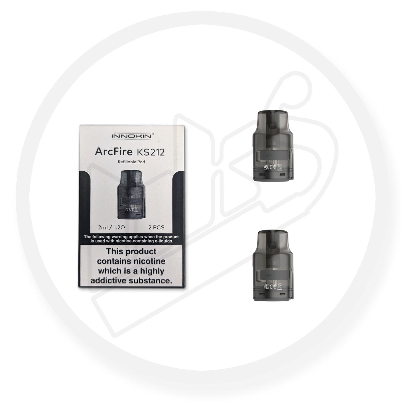 Innokin | ArcFire Replacement Pods | 2ml | Pack of 2 | 1.2 Ohm Mesh - IFANCYONE WHOLESALE