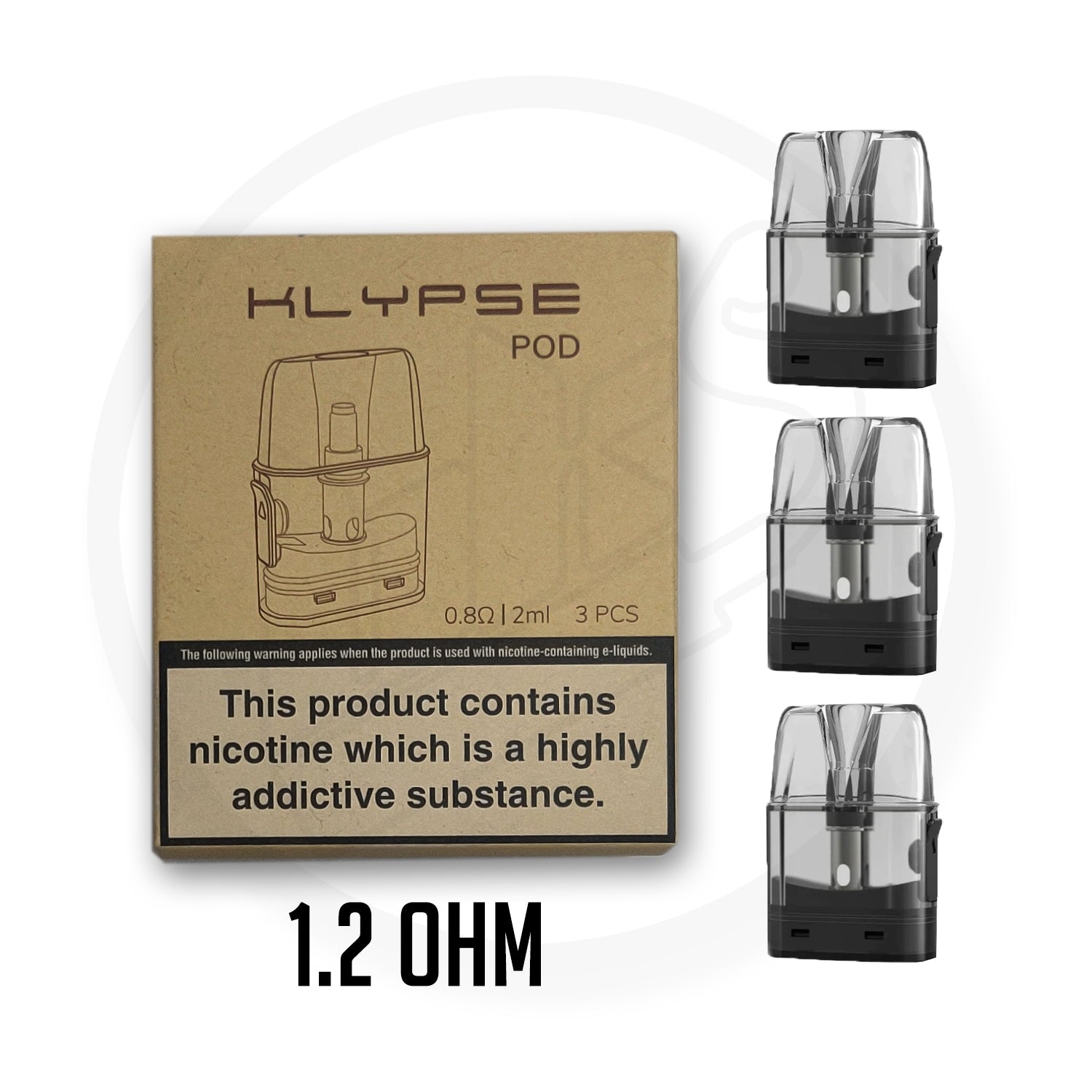 Innokin | Klypse Replacement Pods | Pack of 3 | 1.2 Ohm Mesh Coil Pod - IFANCYONE WHOLESALE