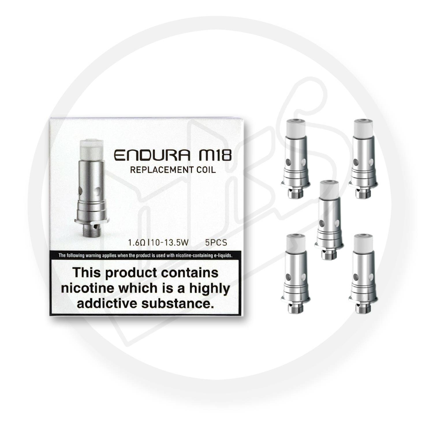 Innokin | Endura M18 Coils | Fits T 18 / T18E | Pack of 5 | 1.6 Ohm BVC - IFANCYONE WHOLESALE