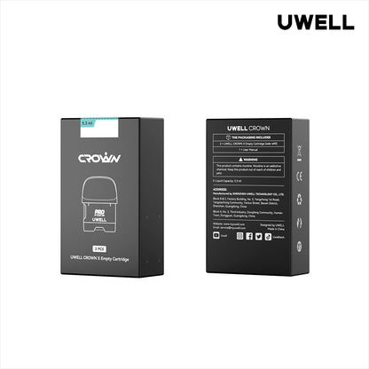 UWELL | Crown X Replacement Empty Pods | Pack of 2