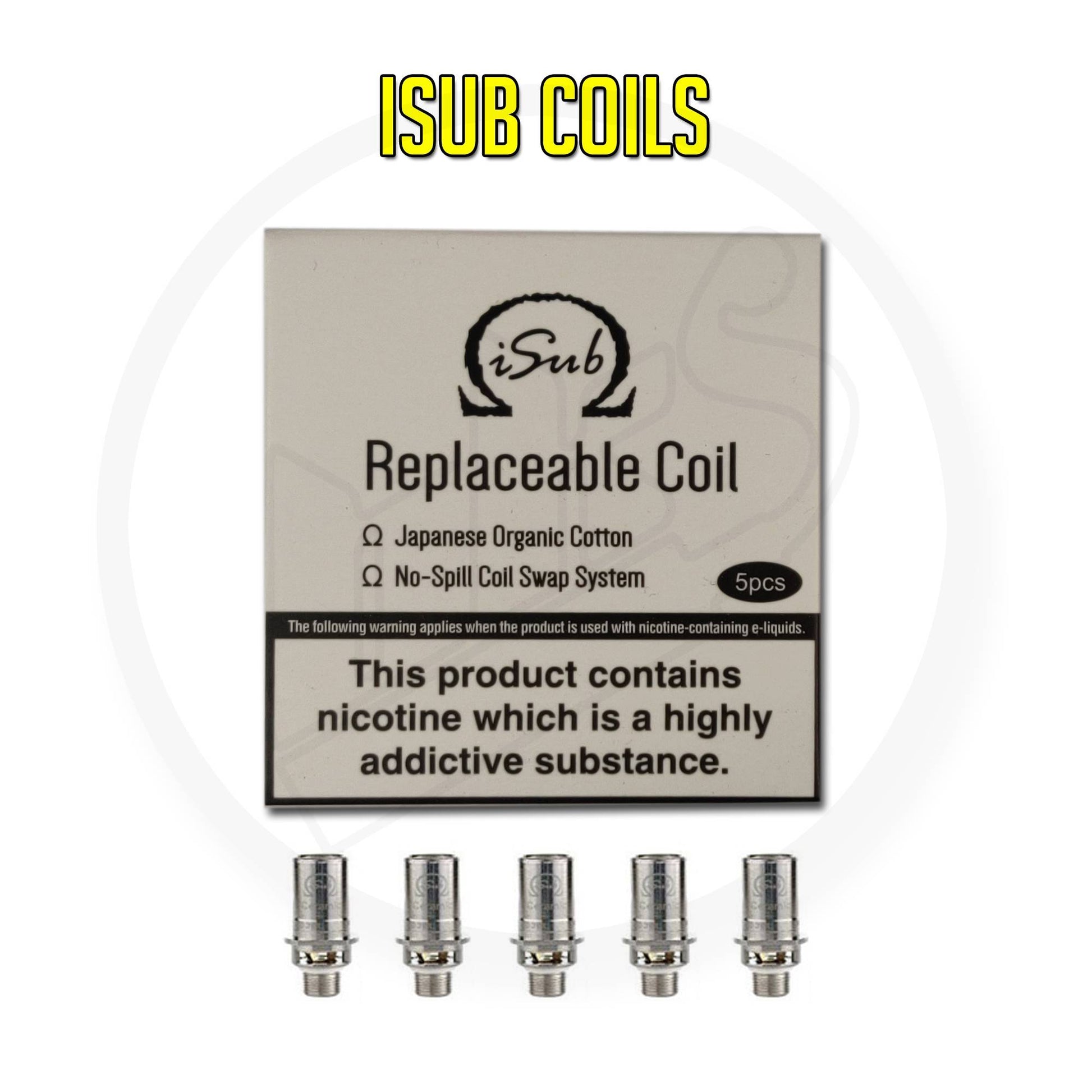 Innokin | iSub Coils | Pack of 5 - IFANCYONE WHOLESALE