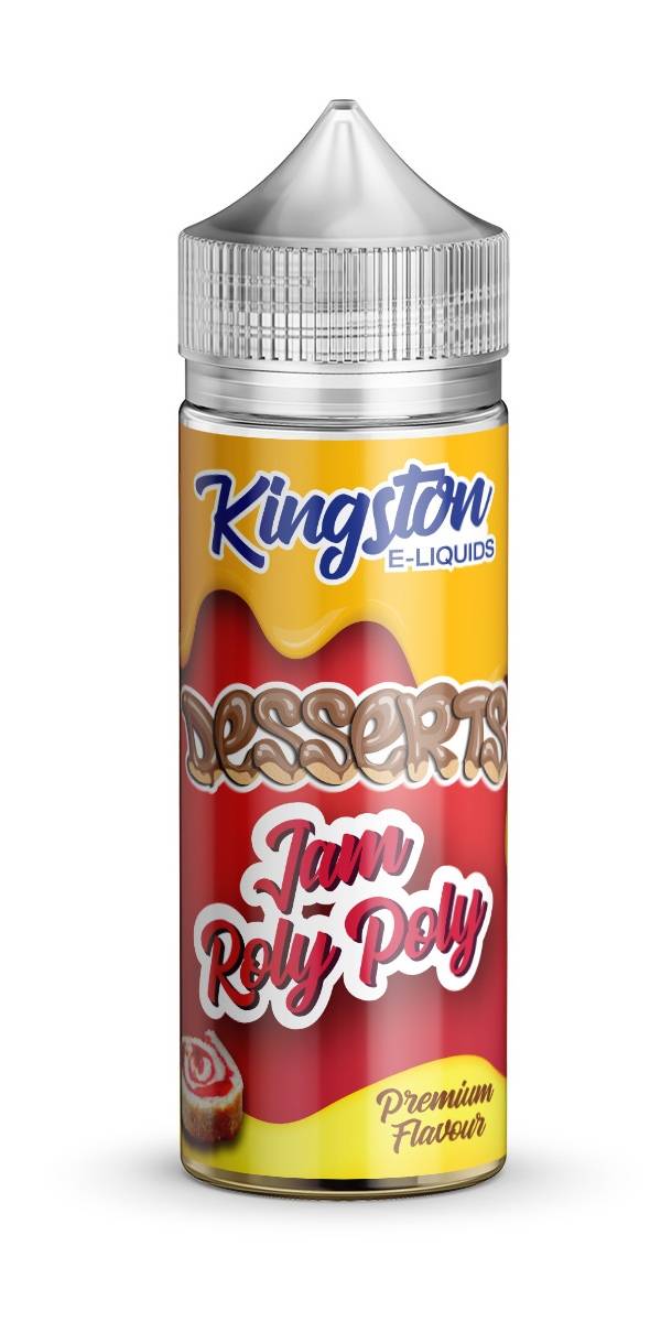Kingston Desserts | Jam Roly Poly | 100ml Shortfill | 0mg - IFANCYONE WHOLESALE