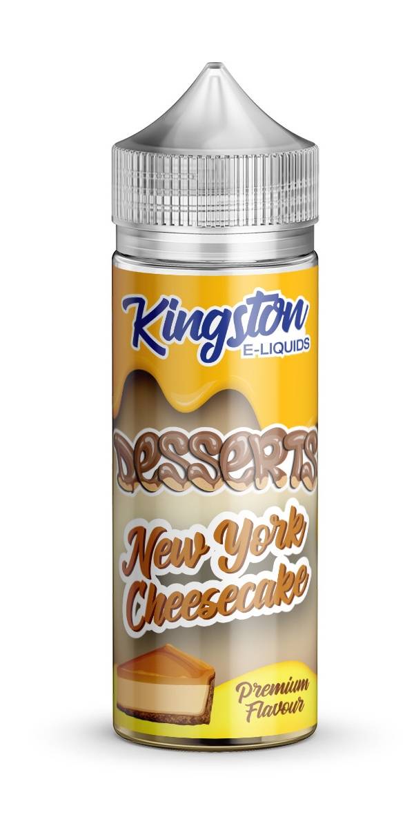 Kingston Desserts | New York Cheesecake | 100ml Shortfill | 0mg - IFANCYONE WHOLESALE