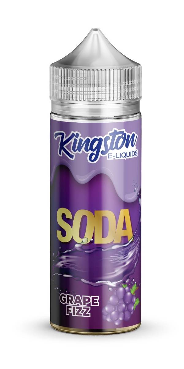 Kingston Soda | Grape Fizz | 100ml Shortfill | 0mg - IFANCYONE WHOLESALE