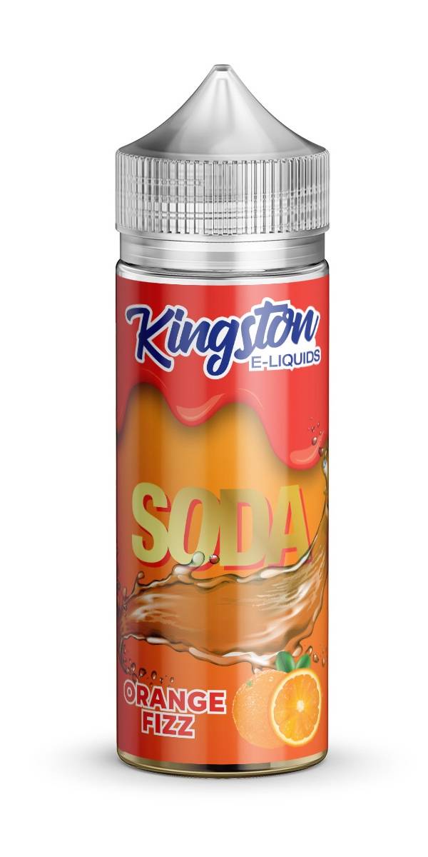 Kingston Soda | Orange Fizz | 100ml Shortfill | 0mg - IFANCYONE WHOLESALE