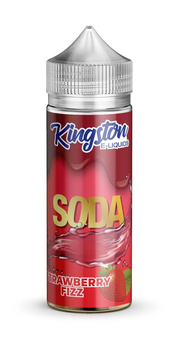 Kingston Soda | Strawberry Fizz | 100ml Shortfill | 0mg - IFANCYONE WHOLESALE