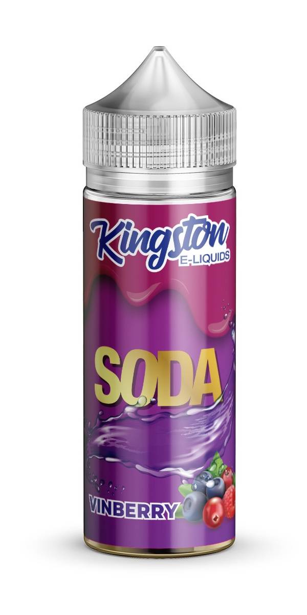 Kingston Soda | Vinberry | 100ml Shortfill | 0mg - IFANCYONE WHOLESALE