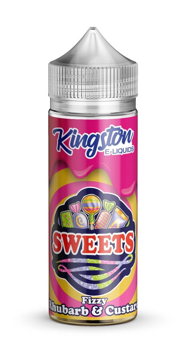 Kingston Sweets | Fizzy Rhubarb & Custard | 100ml Shortfill | 0mg - IFANCYONE WHOLESALE